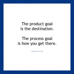 identifying product and process goals